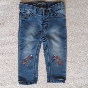 Cat n Jack Jean's with unicorns